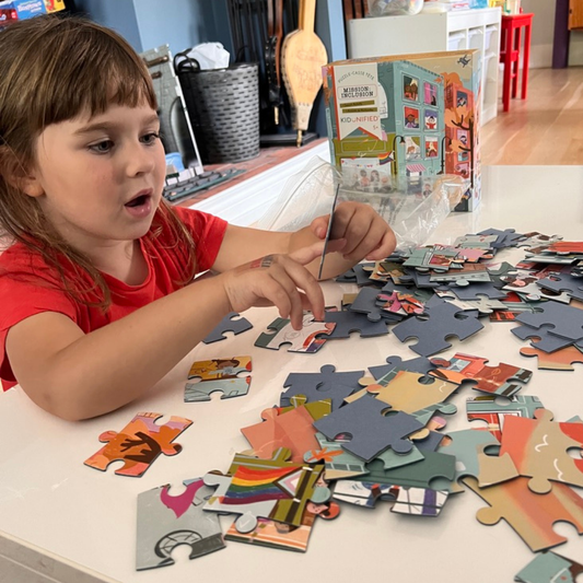 Jigsaw puzzles for smart kids. Improve fine motor skills, visual spatial reasoning, sensory processing and so much more!