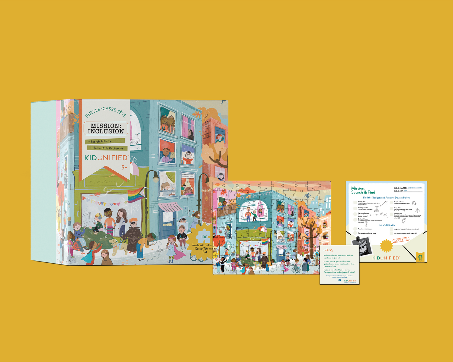 Mission: Inclusion Puzzle for Kids